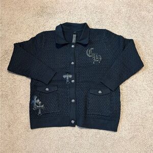 Beautiful Black Knitted Cardigan